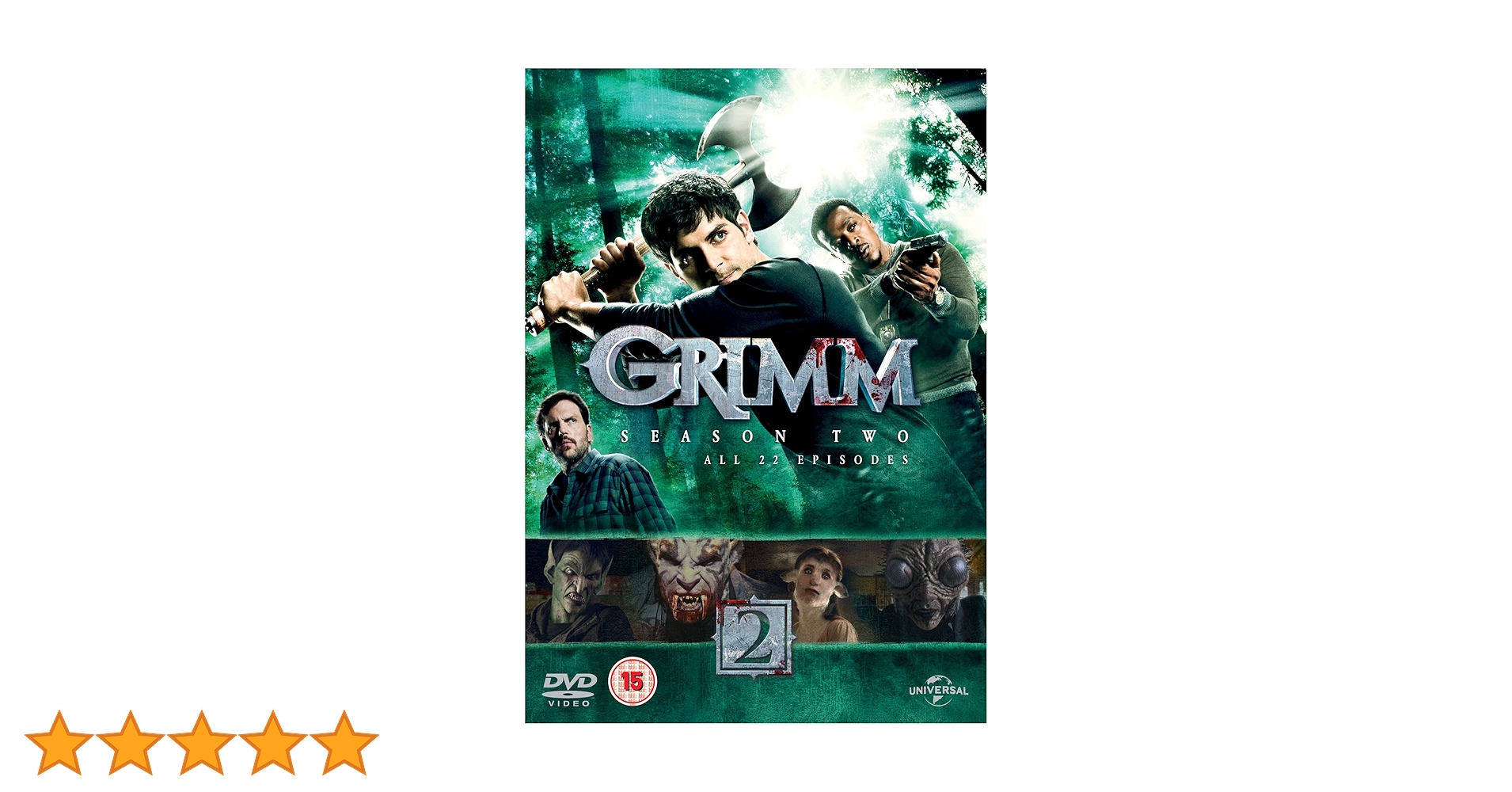 Grimm: Season 2 : David Giuntoli, Russell Hornsby, Bitsie